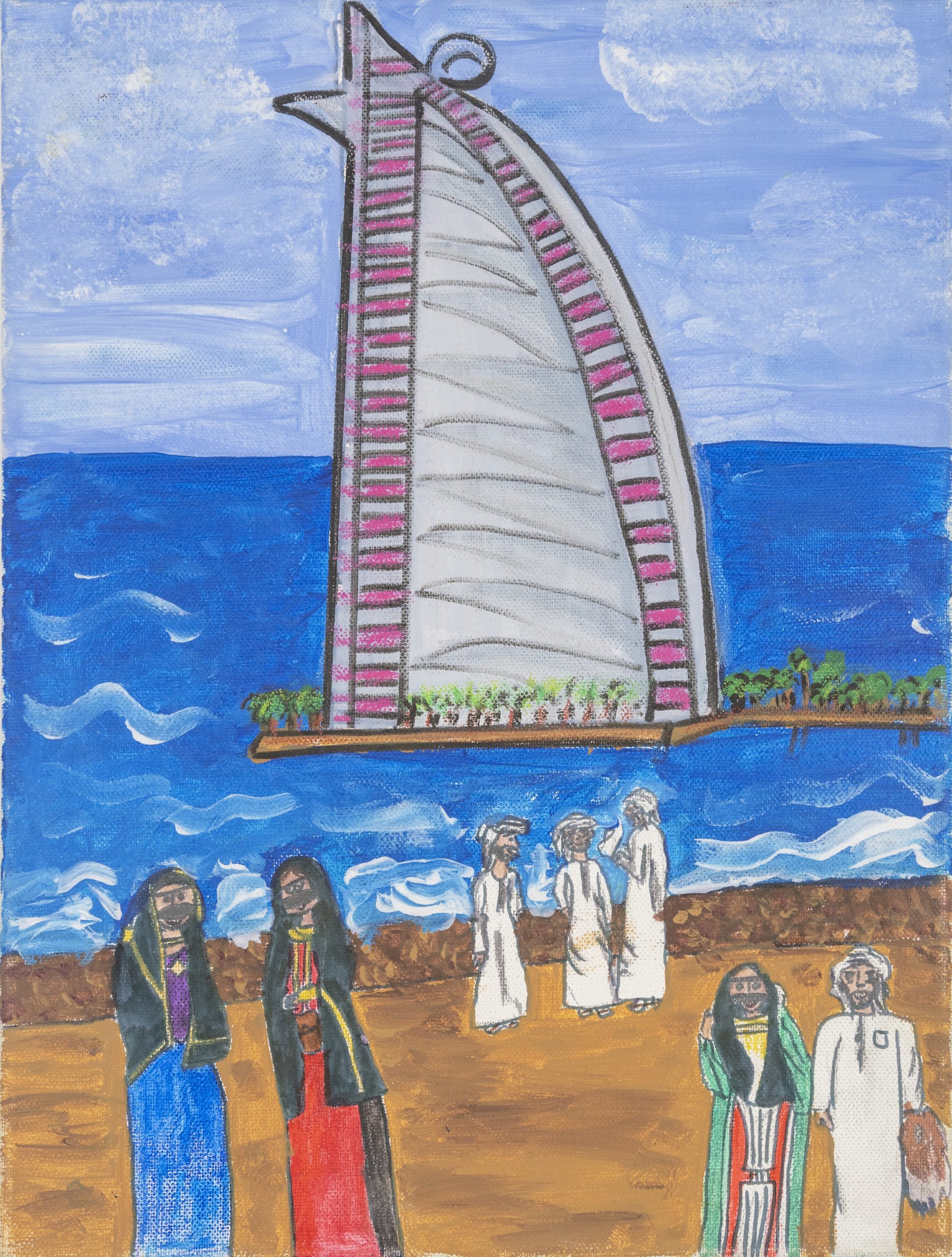 Shoreline Harmony: Burj Al Arab And The Spirit Of Emirati Pride