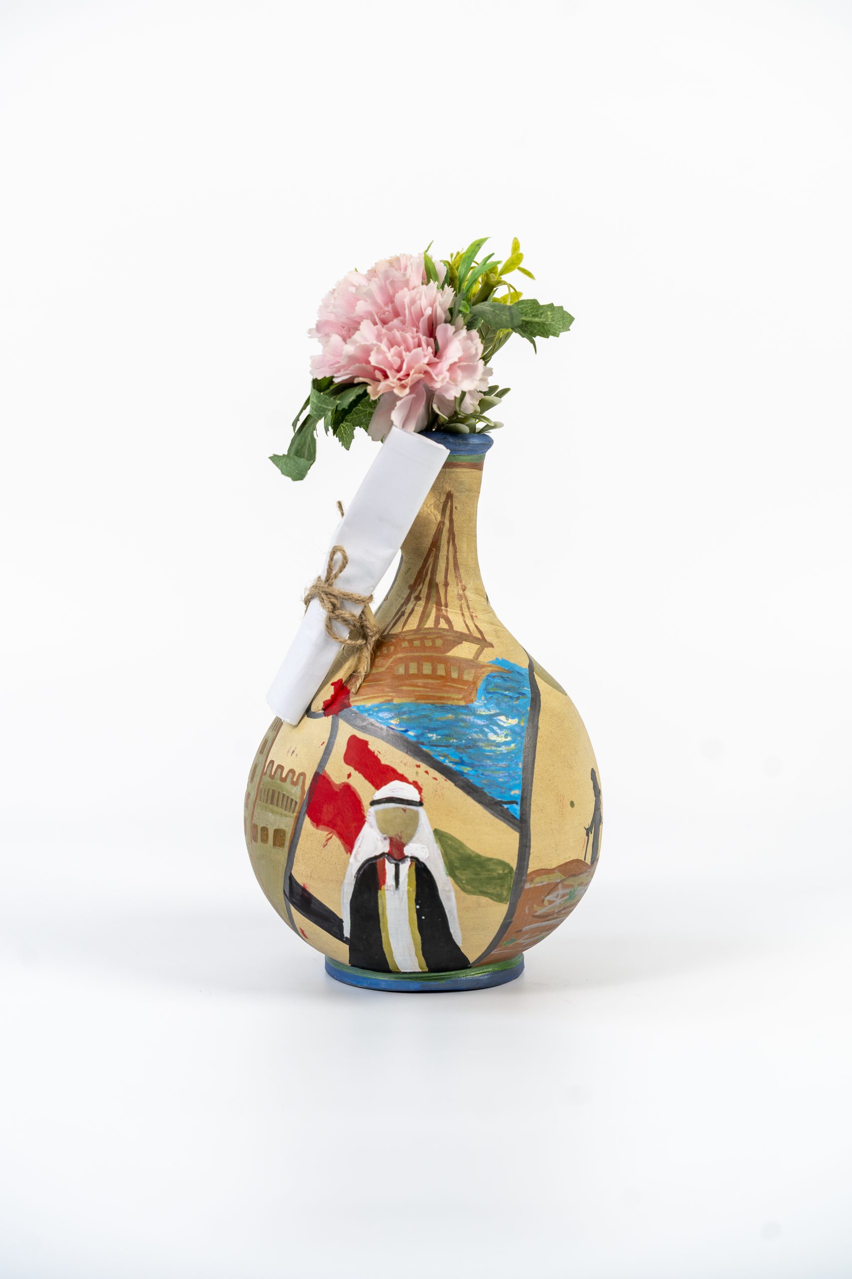 Pottery With Shapes And Designs That Express The Emirati Heritage