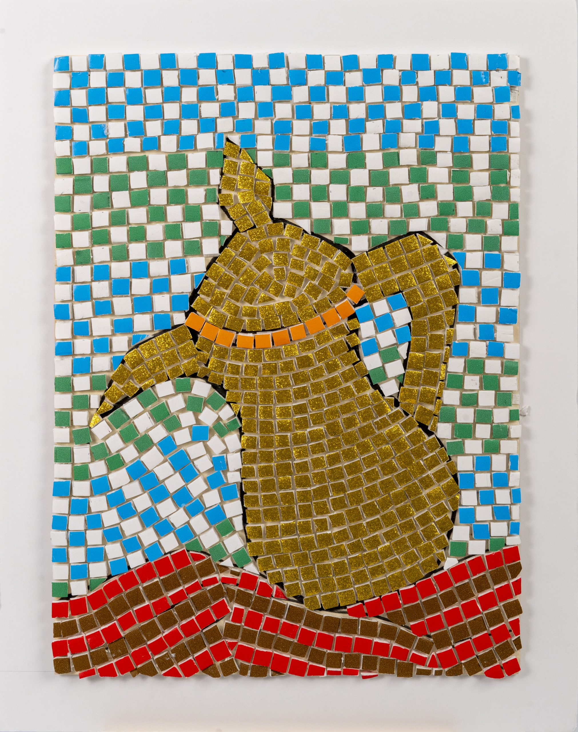 Arabic Jar-Dallah With Mosaic Foam Boards