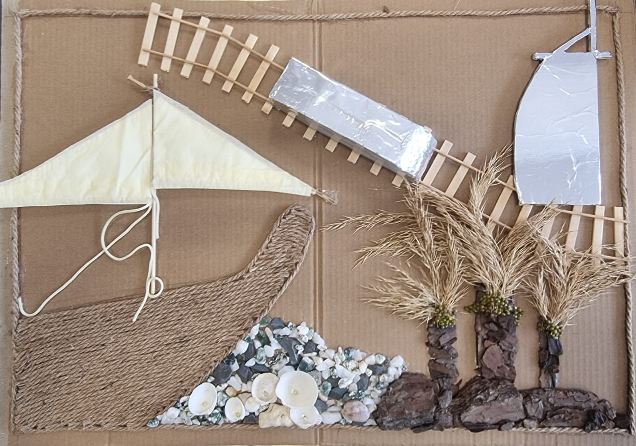 The Palm Trees And The Boat