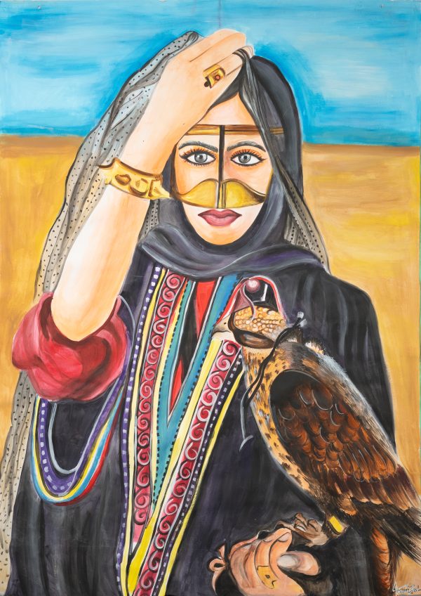 She Walks With Grace He Follows With Trust