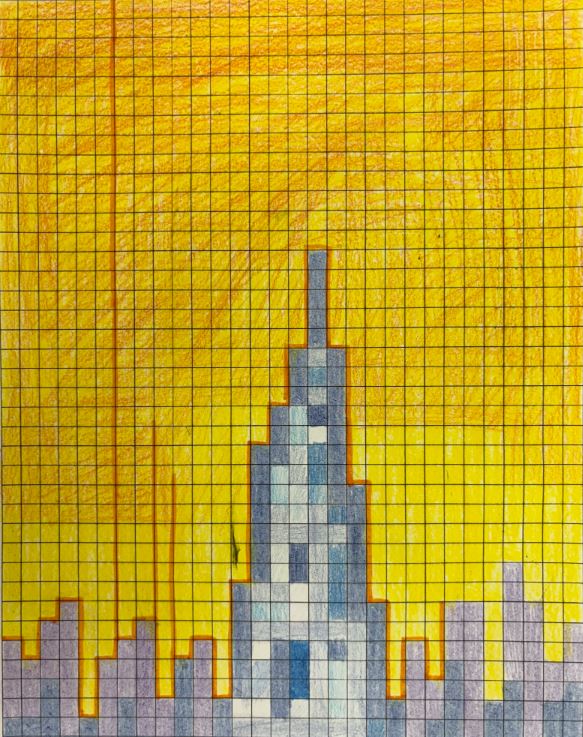 Abu Dhabi Skyline At Sunset