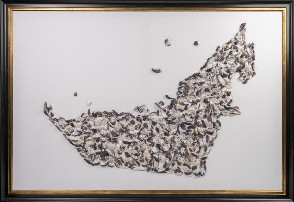 Uae Map Made Of Shells